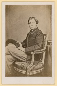 De Prins van Wales, toekomstige koning Edward VII (zw/w foto) door English Photographer