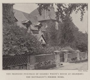 Het Voorgestelde Aankoop van Gilbert Whites Huis in Selborne, het Voormalige Huis van de Natuuronderzoeker