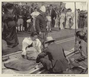 De Koningin die de Bouten op de Visplaten Zet, geholpen door de Heer Bock door English Photographer