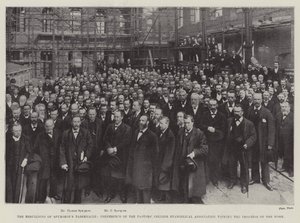 De herbouw van Spurgeons Tabernacle, conferentie van de Pastors College Evangelical Association die de voortgang van het werk bekijkt door English Photographer