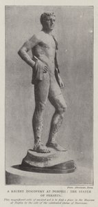 De recente ontdekking in Pompeii, het standbeeld van Perseus door English Photographer