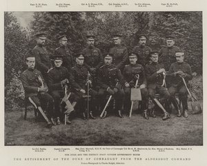 Het pensioen van de hertog van Connaught van het Aldershot-commando door English Photographer
