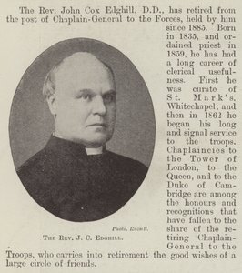 De eerwaarde J C Edghill