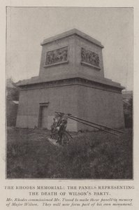 Het Rhodes Memorial, de Panelen die de Dood van Wilsons Partij voorstellen door English Photographer