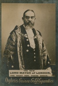 De Zeer Eerwaarde Frank Green, de nieuwe Lord Mayor van Londen door English Photographer
