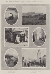De Opstand in Marokko, Scènes in Tetuan, Tanger en Mogador door English Photographer
