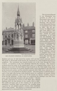 Het Stanhope Monument in Horncastle door English Photographer