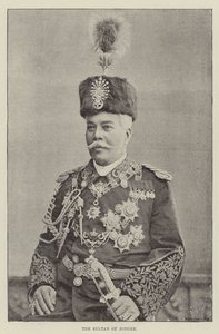 De sultan van Johore door English Photographer