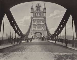 De Tower Bridge (z/w foto)