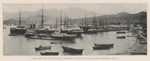 De Stad en Haven van Batum, Gedeeltelijk Vernietigd door een Magazijnexplosie, 25 Juli door English Photographer