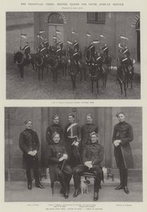 De Transvaal-crisis, Britse troepen voor dienst in Zuid-Afrika door English Photographer