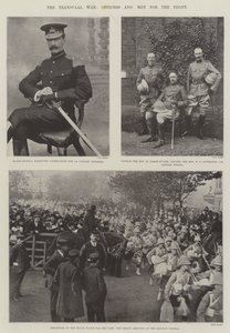 De Transvaal Oorlog, officieren en mannen voor het front