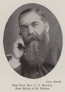 De Zeer Eerwaarde J G Holmes, Nieuwe Bisschop van St Helena door English Photographer