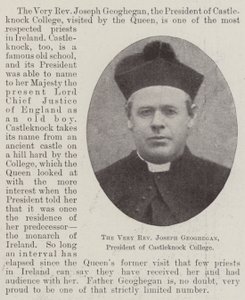 De Zeer Eerwaarde Joseph Geoghegan, President van Castleknock College door English Photographer