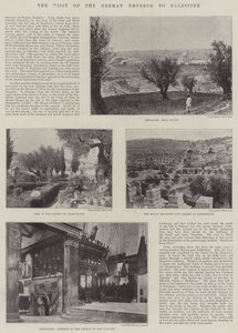 Het bezoek van de Duitse keizer aan Palestina
