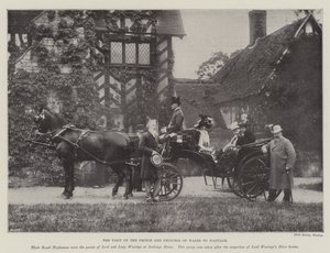 Het bezoek van de prins en prinses van Wales aan Wantage