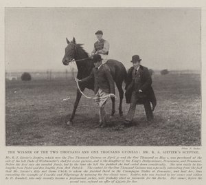 De winnaar van de Two Thousand en One Thousand Guineas, Mr R S Sieviers Sceptre door English Photographer