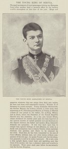 De Jonge Koning Alexander van Servië door English Photographer