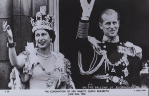 De kroning van koningin Elizabeth, 2 juni 1953