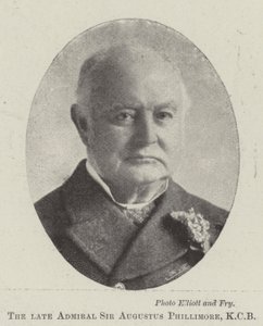 De wijlen admiraal Sir Augustus Phillimore, KCB door English Photographer