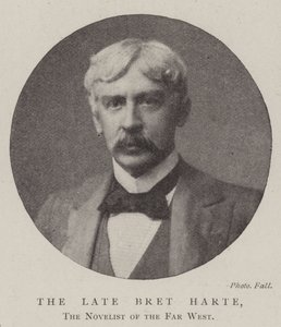 De overleden Bret Harte, de romanschrijver van het Wilde Westen