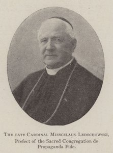 De overleden kardinaal Miescelaus Ledochowski, prefect van de Heilige Congregatie de Propaganda Fide door English Photographer