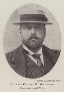 De overleden kolonel H McCalmont, sportman en parlementslid door English Photographer