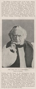 De Wijlen Dr. B F Westcott, Bisschop van Durham door English Photographer