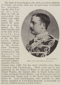 De overleden Lord Portarlington door English Photographer