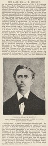 De wijlen Mr. A. M. Mackay, Agent van de Church Missionary Society in Oeganda, Lake Victoria Nyanza door English Photographer