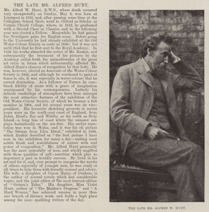 De wijlen Mr Alfred W Hunt