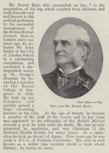 Wijlen Mr Ernest Hart