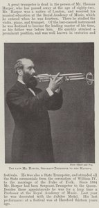De overleden Mr Harper, sergeant-trompetter van Hare Majesteit door English Photographer