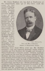 De overleden Mr J Huddart, pionier in stoomscheepvaartdienst door English Photographer