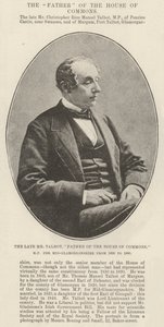 De wijlen meneer Talbot, vader van het Lagerhuis, parlementslid voor Mid-Glamorganshire van 1830 tot 1890 door English Photographer