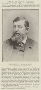 De overleden heer William Burgess, Pisciculturist en Natuuronderzoeker door English Photographer