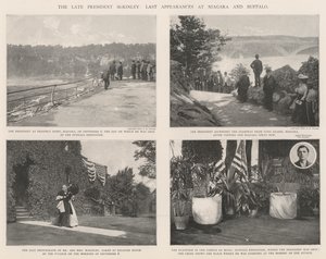 De overleden President McKinley, Laatste Verschijningen bij Niagara en Buffalo
