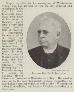 De wijlen dominee Dr J Troutbeck