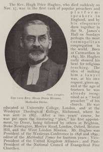 De overleden Dominee Hugh Price Hughes, Methodistische Geestelijke door English Photographer
