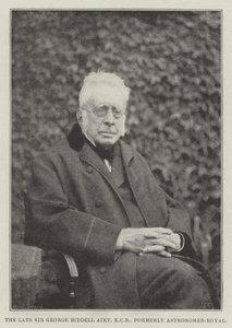 De overleden Sir George Biddell Airy, KCB, voormalig Astronoom-Royaal door English Photographer