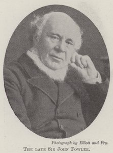 De overleden Sir John Fowler