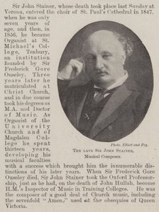 Wijlen Sir John Stainer, Muziekcomponist door English Photographer