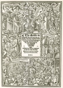 De titelpagina van Cranmers Bijbel, AD 1540 door English Photographer