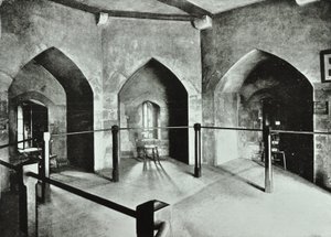 Tower of London, Tower Hill: staatsgevangeniskamer in Beauchamp Tower, 1895 door English Photographer