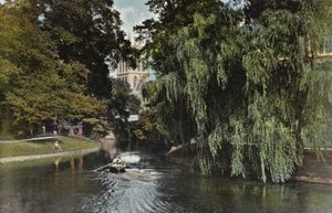 Uitzicht in de Backs, vanaf Trinity Bridge