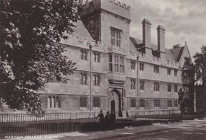 Wadham College, Voorkant door English Photographer