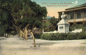 Wagham Monument, Port Taufiq, Suez
