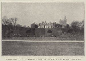 Walmer Castle, Kent, de officiële residentie van de Lord Warden van de Cinque Ports door English Photographer