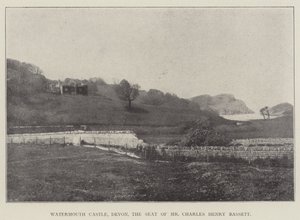 Watermouth Castle, Devon, de zetel van Mr Charles Henry Bassett door English Photographer