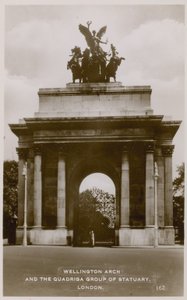 Wellington Arch en de Quadriga Beeldengroep door English Photographer